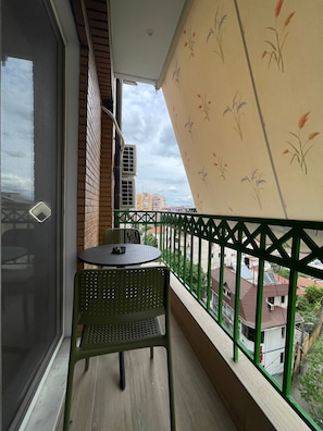 Superior appartement | Uitzicht vanaf balkon