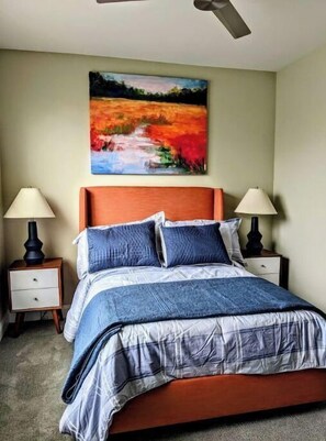 2 bedrooms, iron/ironing board, free WiFi, bed sheets