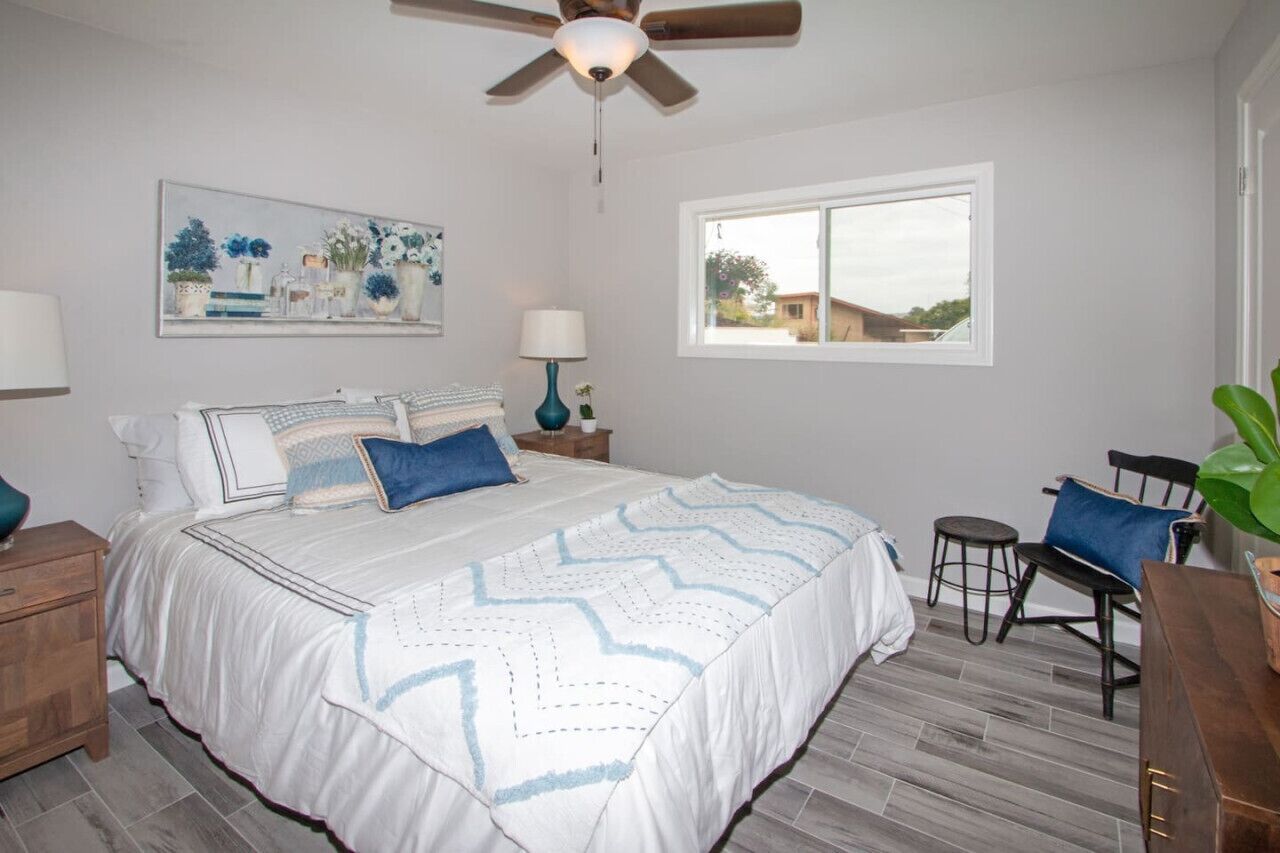 2 bedrooms, desk, iron/ironing board, free WiFi