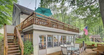 Lakefront Sister Lakes Vacation Rental w/ Dock!
