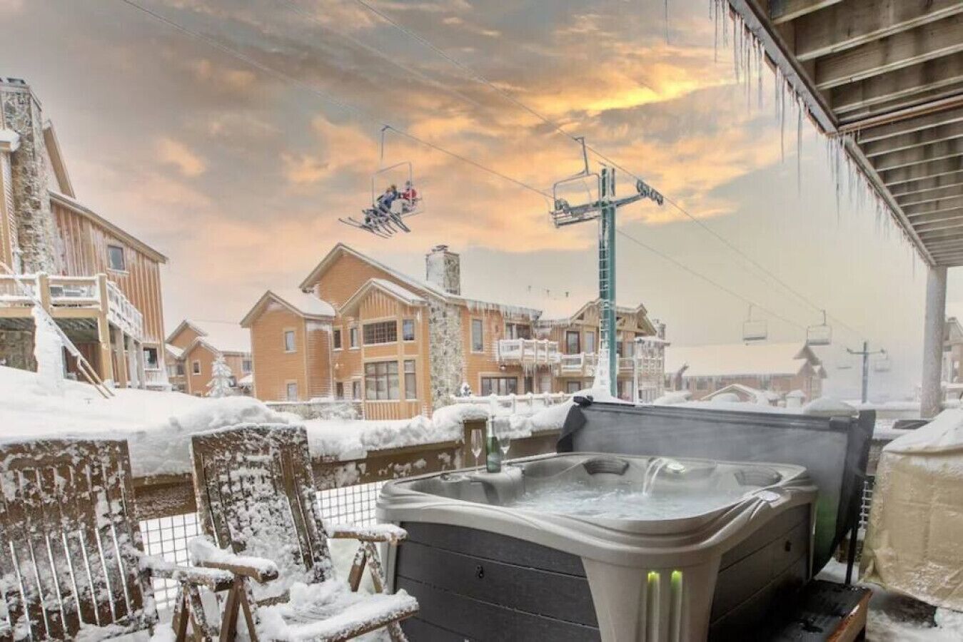 Bain à remous extérieur
