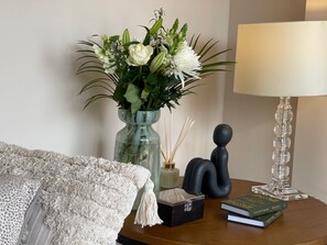 2 bedrooms, desk, iron/ironing board, travel crib