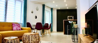 LA Loge EN Or-parking Gratuit, Proche Centre Ville et Autoroute