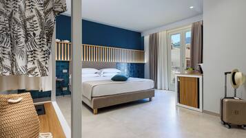 Quarto casal ou duplo conforto | 1 quarto, frigobar, cofres nos quartos, escrivaninha