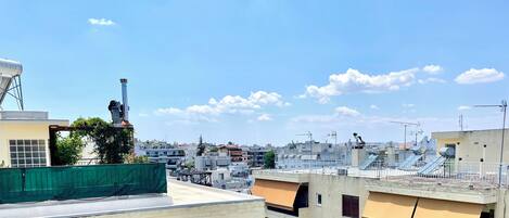 Blick von der Unterkunft