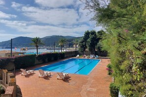 Una piscina riscaldata