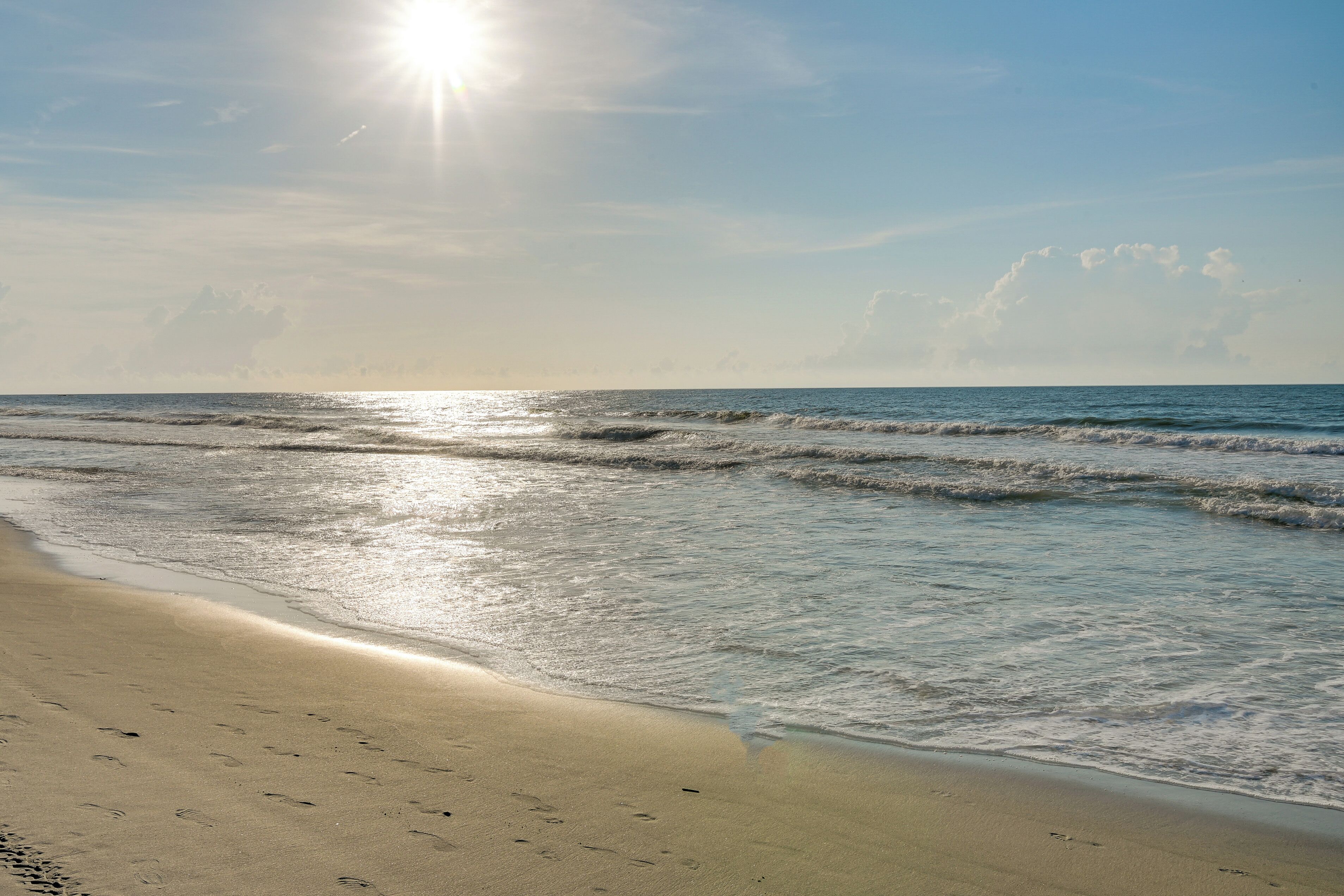 Una spiaggia nelle vicinanze