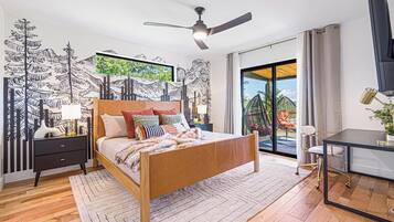 4 bedrooms, iron/ironing board, travel crib, free WiFi