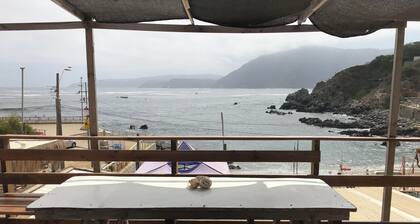 Cabaña Frente al mar en la Bahía de Quintay