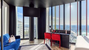 1 habitación y ropa de cama de alta calidad