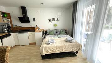 1 Schlafzimmer, kostenloses WLAN, Bettwäsche