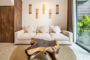 65-inch Smart TV with digital channels, Netflix, streaming services - Sunny Village Berawa (Canggu)