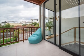 Deluxe Villa, 3 Bedrooms, Non Smoking, Pool View | Balcony view - Sunny Village Berawa (Canggu)