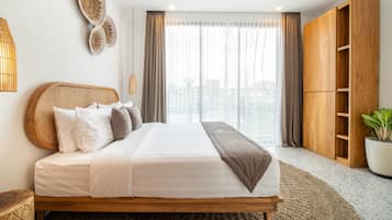 Egyptian cotton sheets, premium bedding, down duvets, memory-foam beds