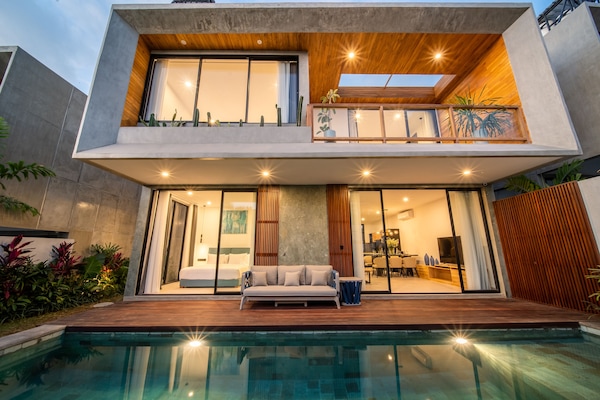 Villa Deluxe, 3 habitaciones, no fumadores, vistas a la piscina | Vistas al jardín