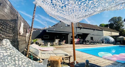 The house of ELODIbiZA🌵+ swimming pool👙at 45mn🚂de PARIS !