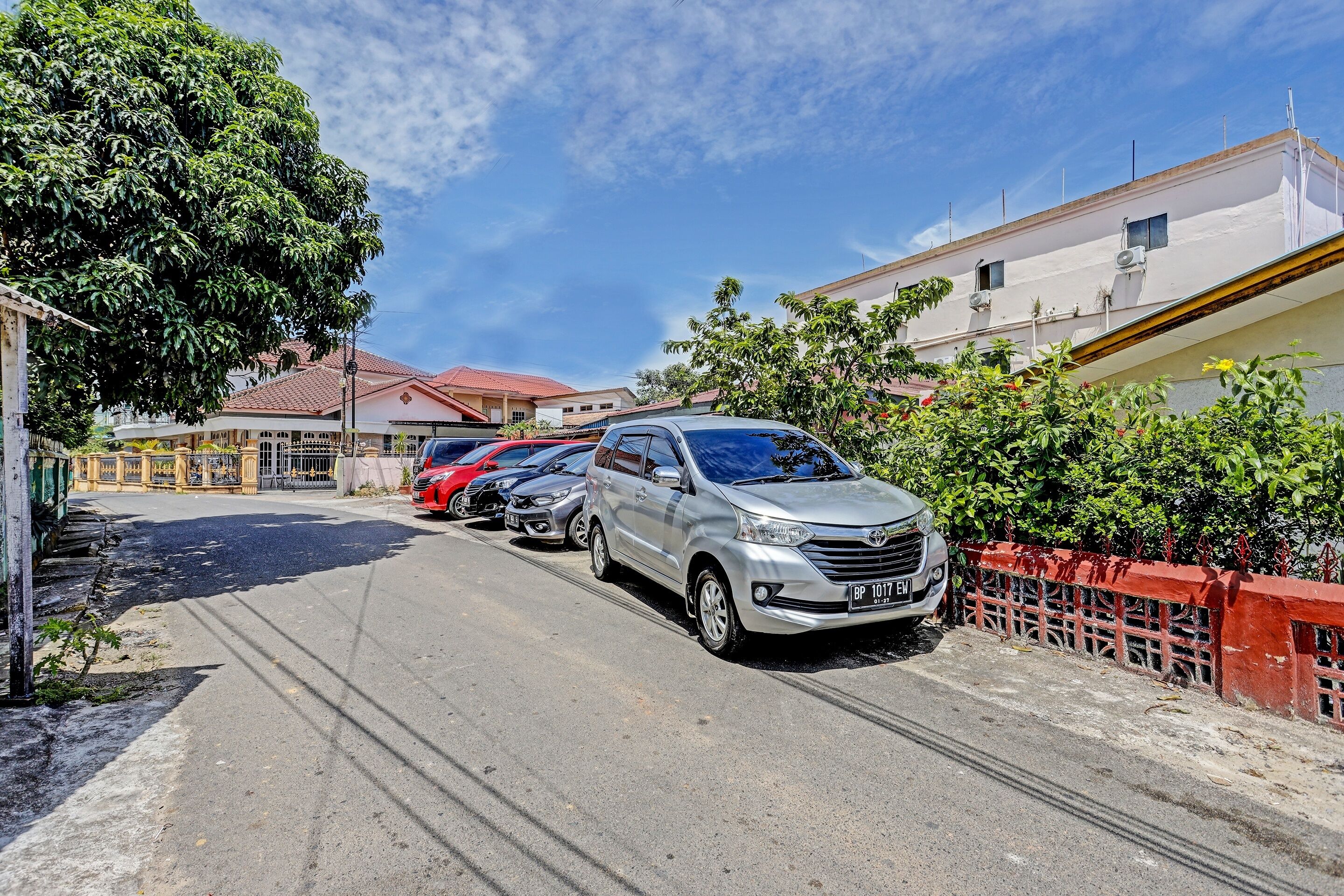 Façade de l’hébergement