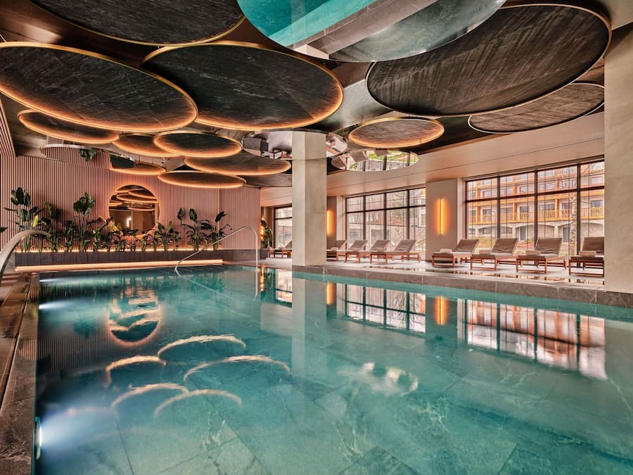 Indoor pool, outdoor pool
