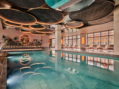 Indoor pool, outdoor pool