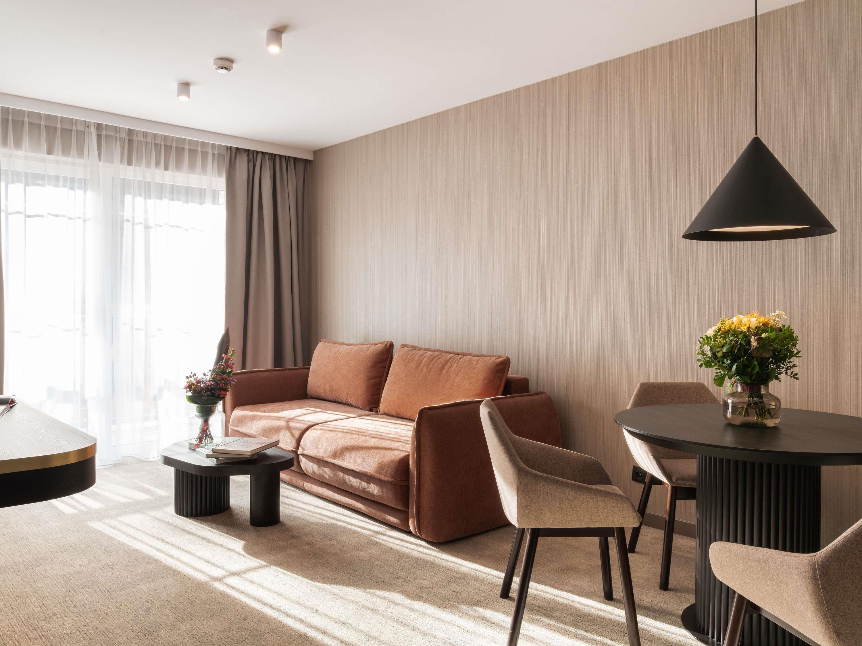 Minibar, in-room safe, desk, laptop workspace