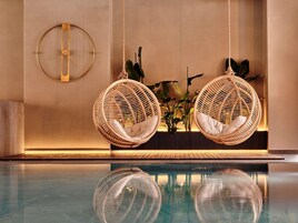 Indoor pool, outdoor pool