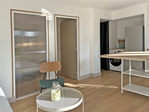 Interior - Holiday Apartment "Au P'tit Colombier" with Private Terrace & Shared Garden (hillion)