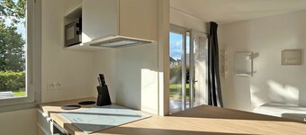Appartamento per vacanze "Au P'tit Colombier" con terrazza privata e giardino in comune