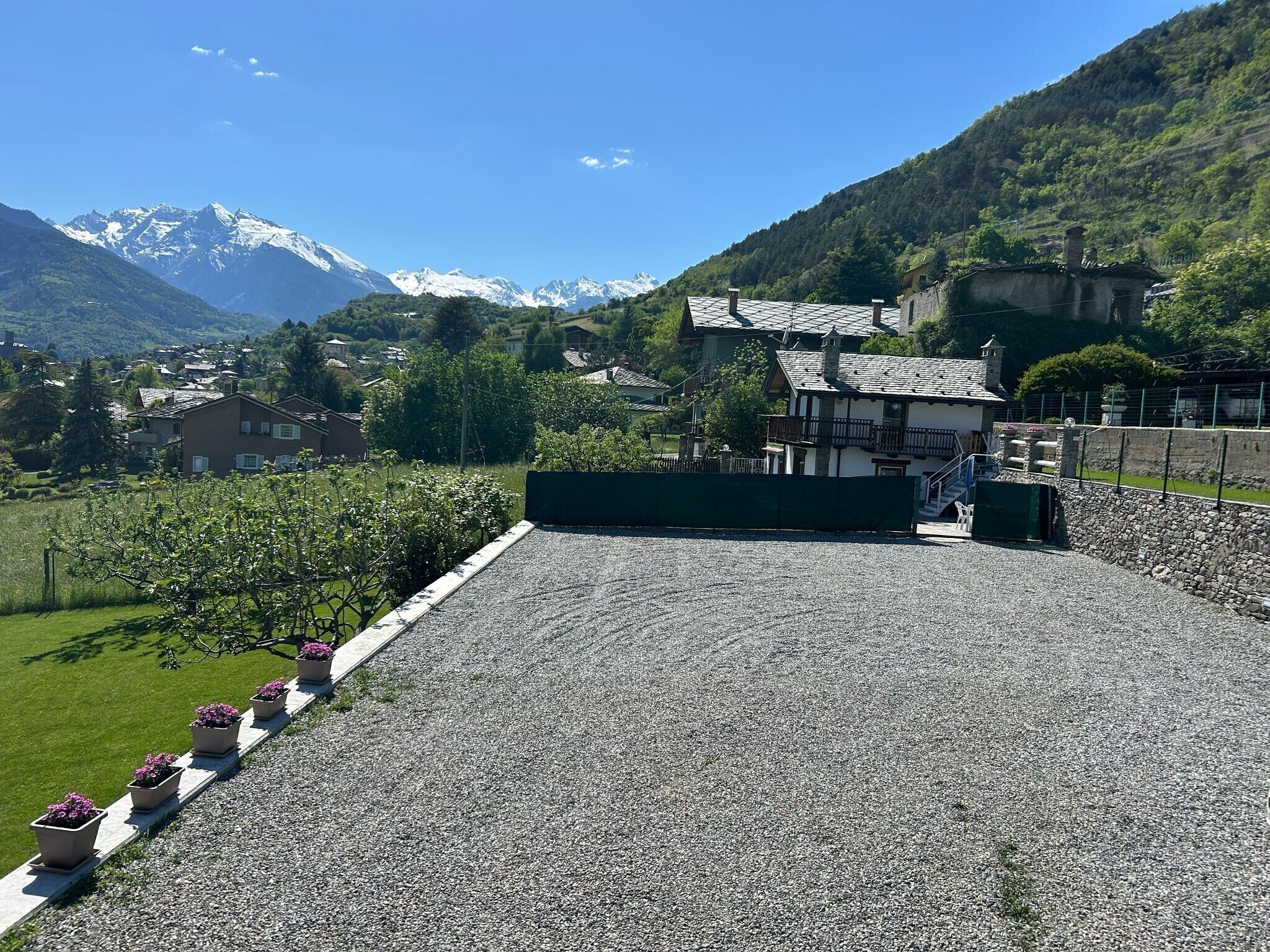 Enceinte de l’hébergement