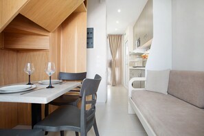 Dining - Holiday Apartment "Casa Doppia 2" with Sea View, Balcony & Wi-Fi (Zakynthos)