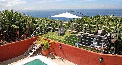 Ferienhaus "Casa La Flamenca" mit Meerblick, privatem Pool und WLAN