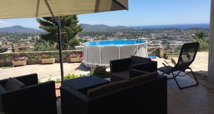 rez de Villa sur le Mont Faron vue Panoramique