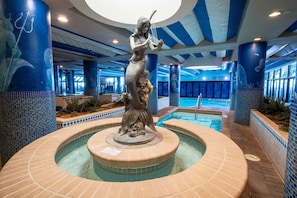 Indoor pool, a heated pool - Nice Oceanfront 1BR with Heated Pools, Coral Beach (Myrtle Beach)