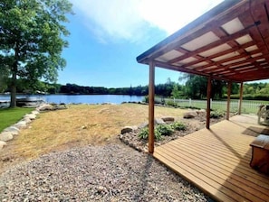 Terrace/patio - Tiny home, Horseshoe Lake! (Six Lakes)