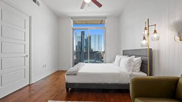 Desk, iron/ironing board, free WiFi, bed sheets