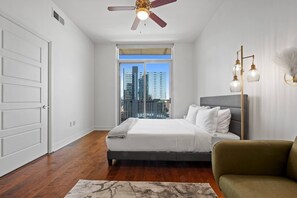 Desk, iron/ironing board, free WiFi, bed sheets