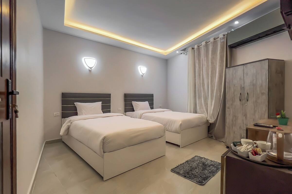 Superior Room, Multiple Beds, Hill View | Egyptian cotton sheets, premium bedding, pillowtop beds, minibar