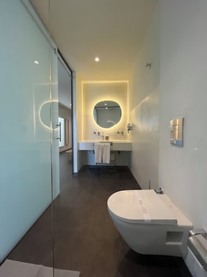 Studio Confort | Salle de bain | Sèche-cheveux, chaussons, serviettes fournies