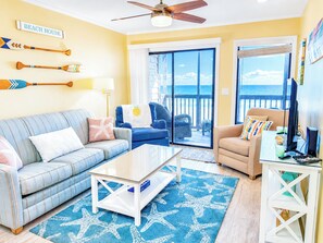 TV - Experience Tilghman Beach and Racquet Club Unit 322! Oceanfront, Pools, Tennis, Close to Main Street! (North Myrtle Beach)