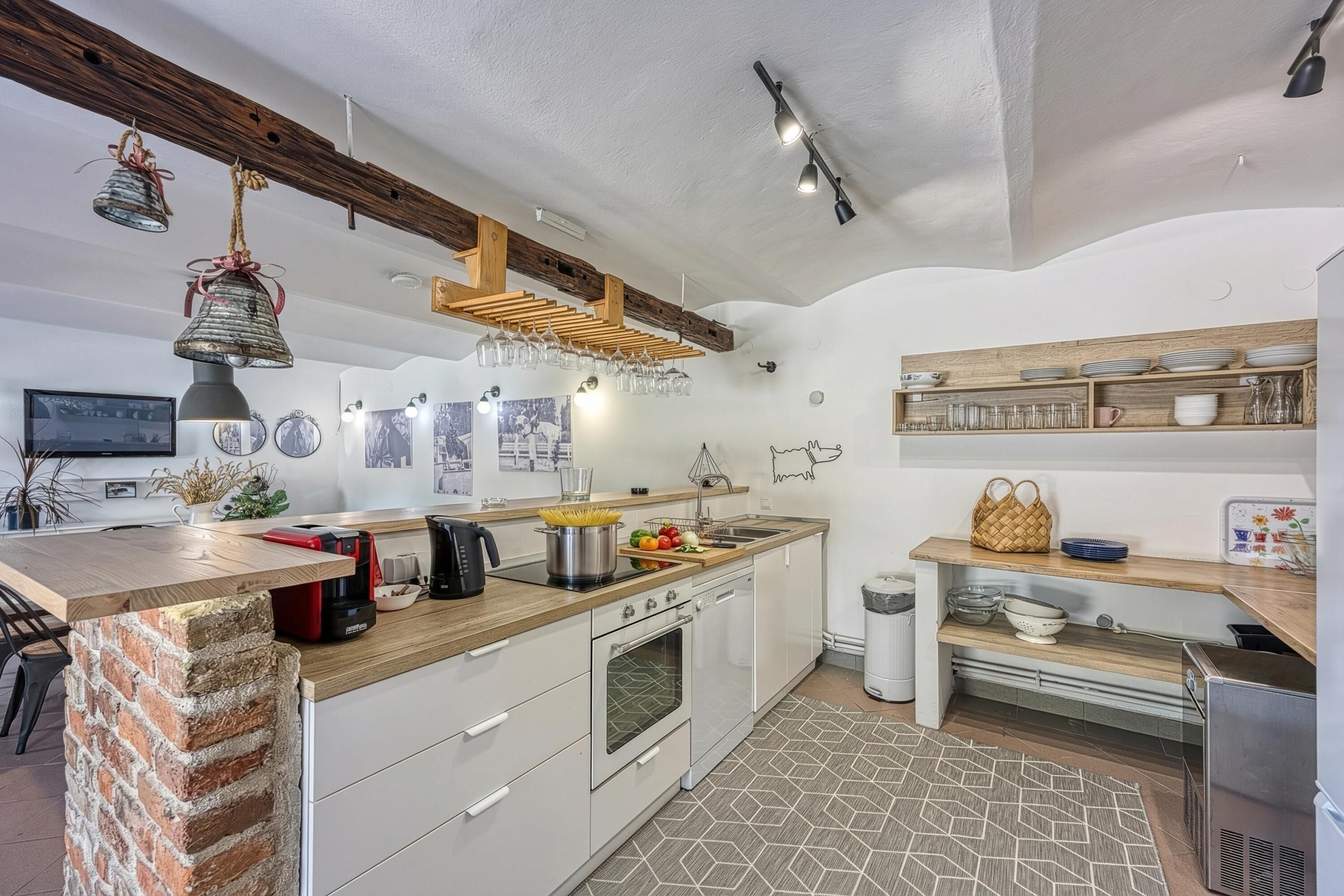 Family House, Multiple Bedrooms (Wellness Estate Hedonia Near) | Private kitchen | Fridge, oven, stovetop, dishwasher