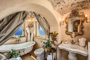 Hair dryer, towels