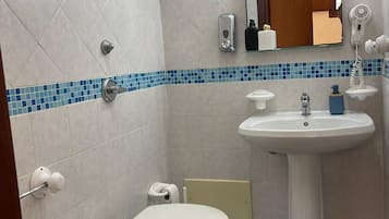 Free toiletries, hair dryer