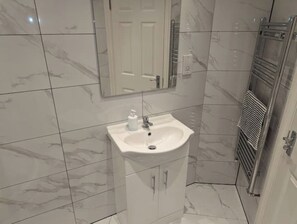 Shower, hair dryer