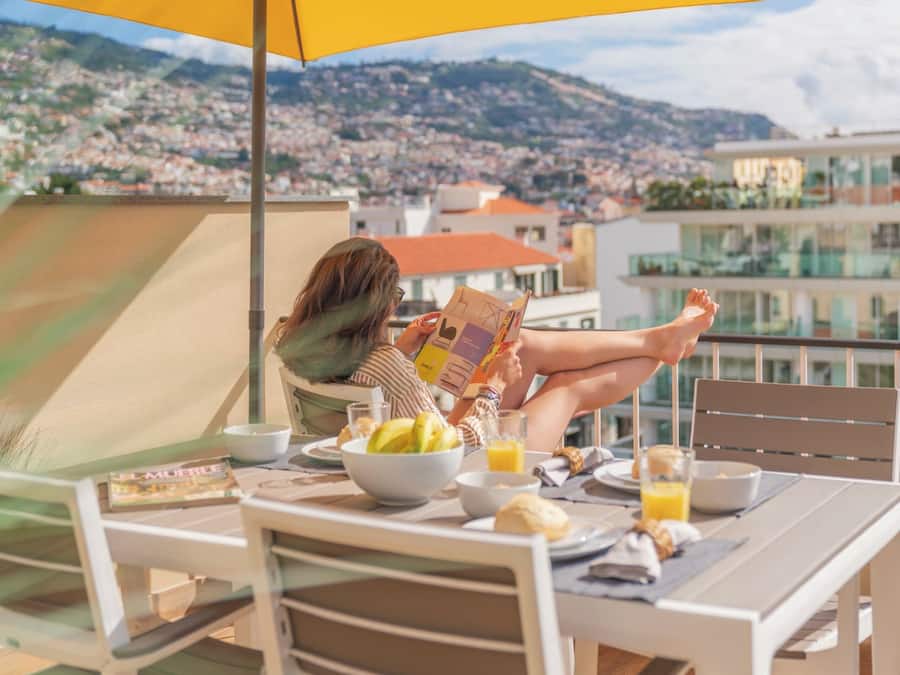 Apartamento básico, 1 cama Queen e sofá-cama | Fachada