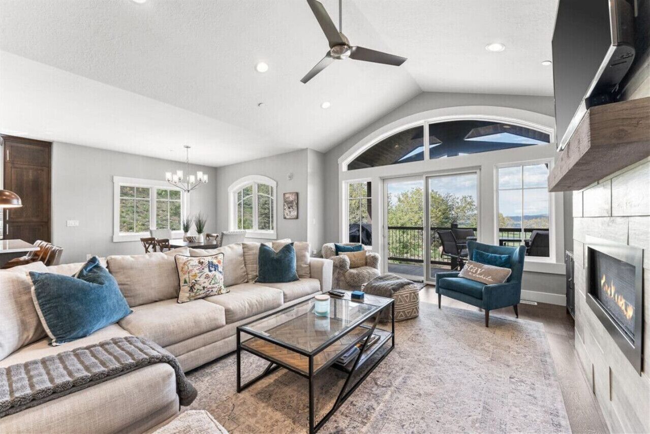 TV connectée, cheminée