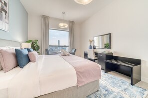 2 soverom, safe på rommet, strykejern/-brett og wi-fi (inkludert)