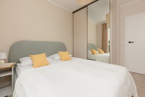 1 kamar tidur dan seprai linen