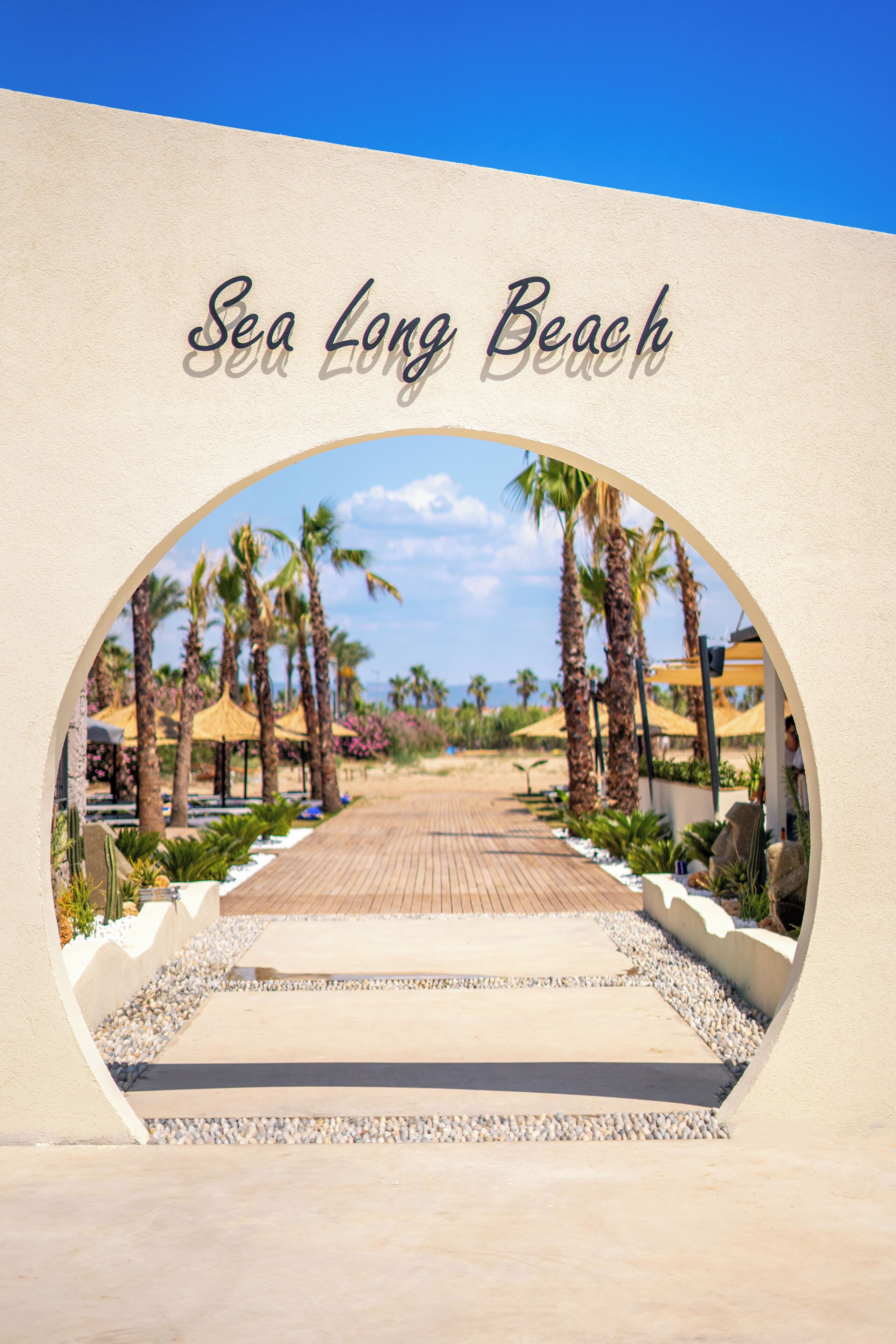 Private beach, free beach shuttle, free beach cabanas, sun-loungers