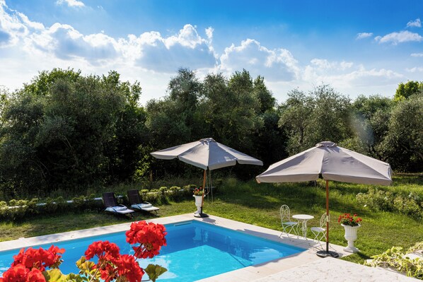 Seasonal outdoor pool