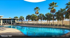Condo, 3 Bedrooms | Pool - Stunning Oceanfront Condo With Resort Amenities 3 Bedroom Condo by RedAwning (Orange Beach)