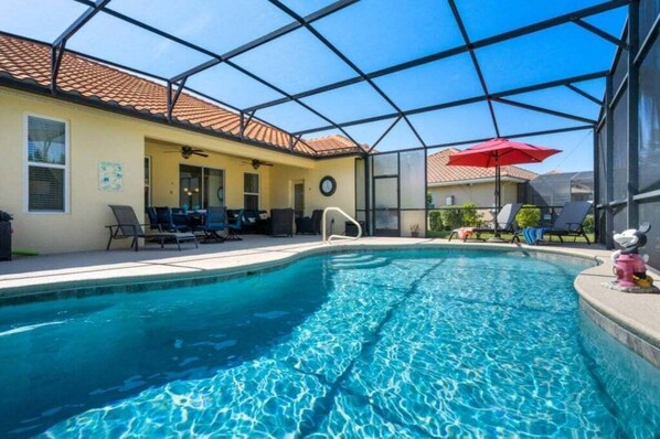 Una piscina climatizada